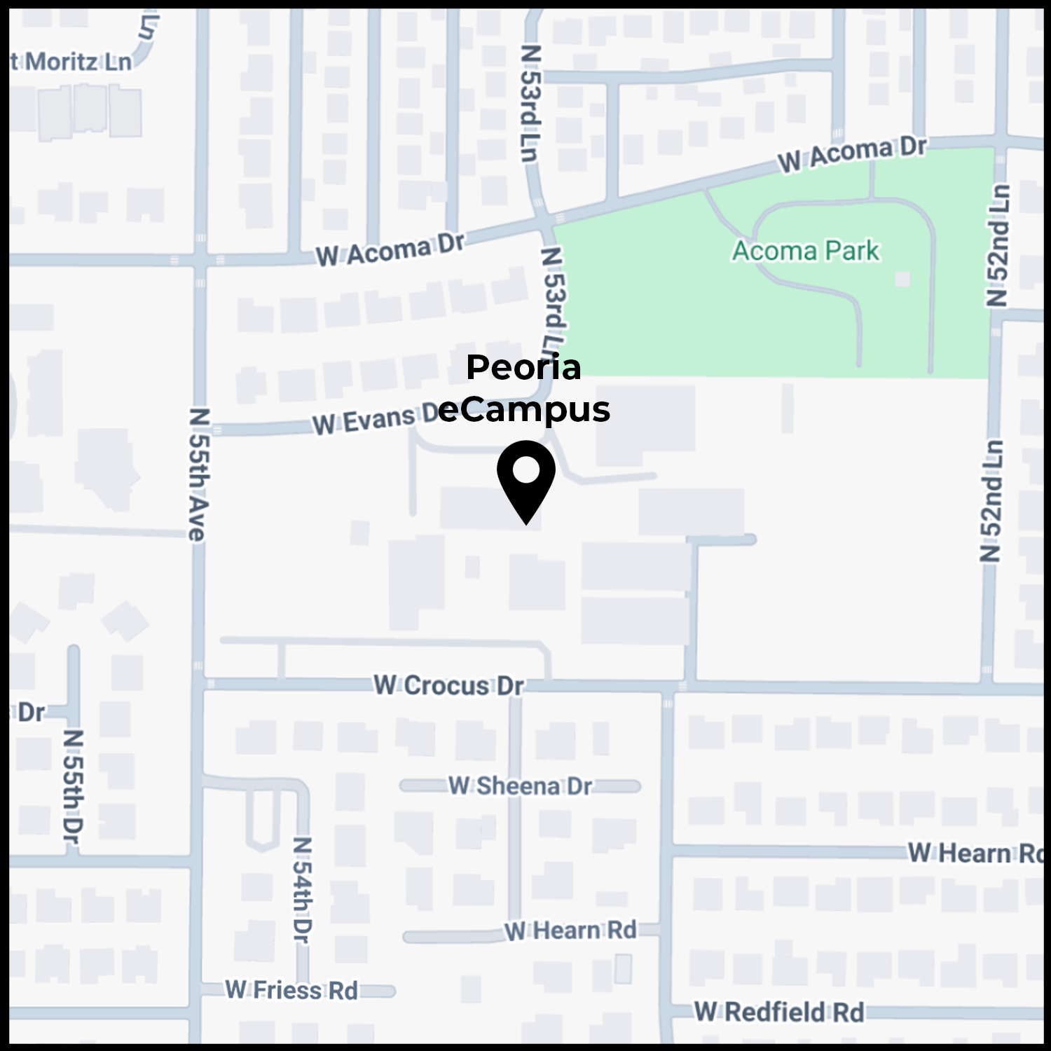 Map image for Peoria eCampus