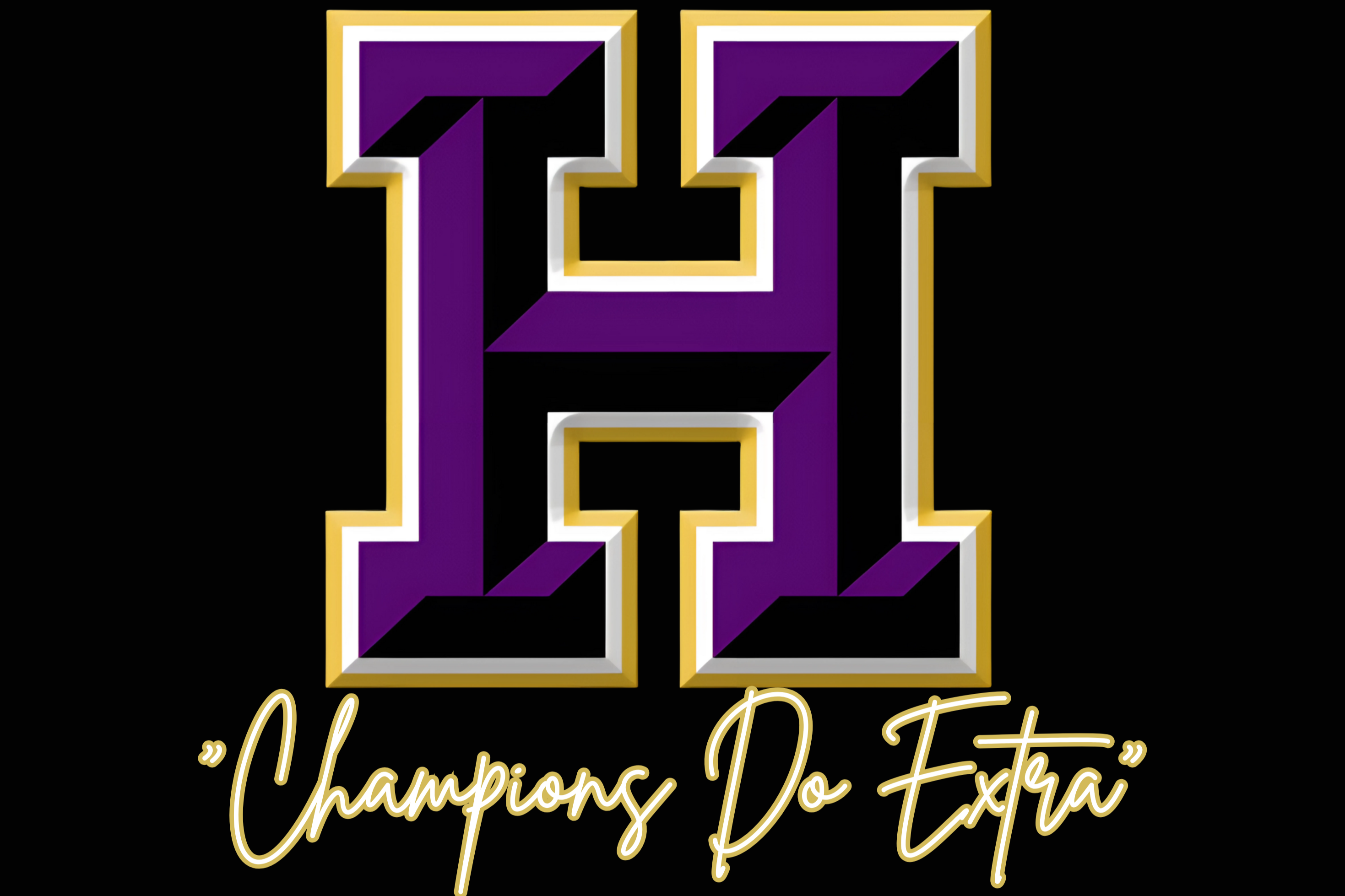 Harrold ISD Logo Champions do extra