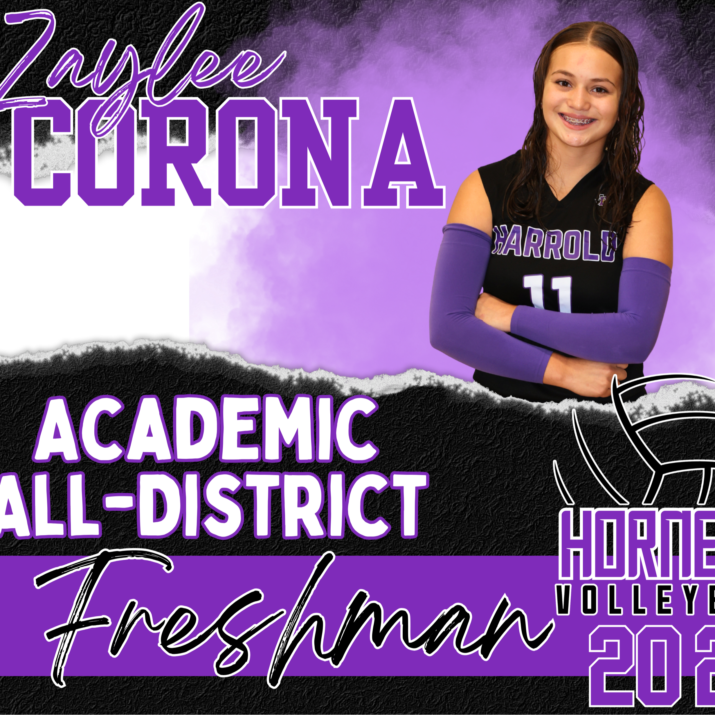 Zaylee Corona Academic All District