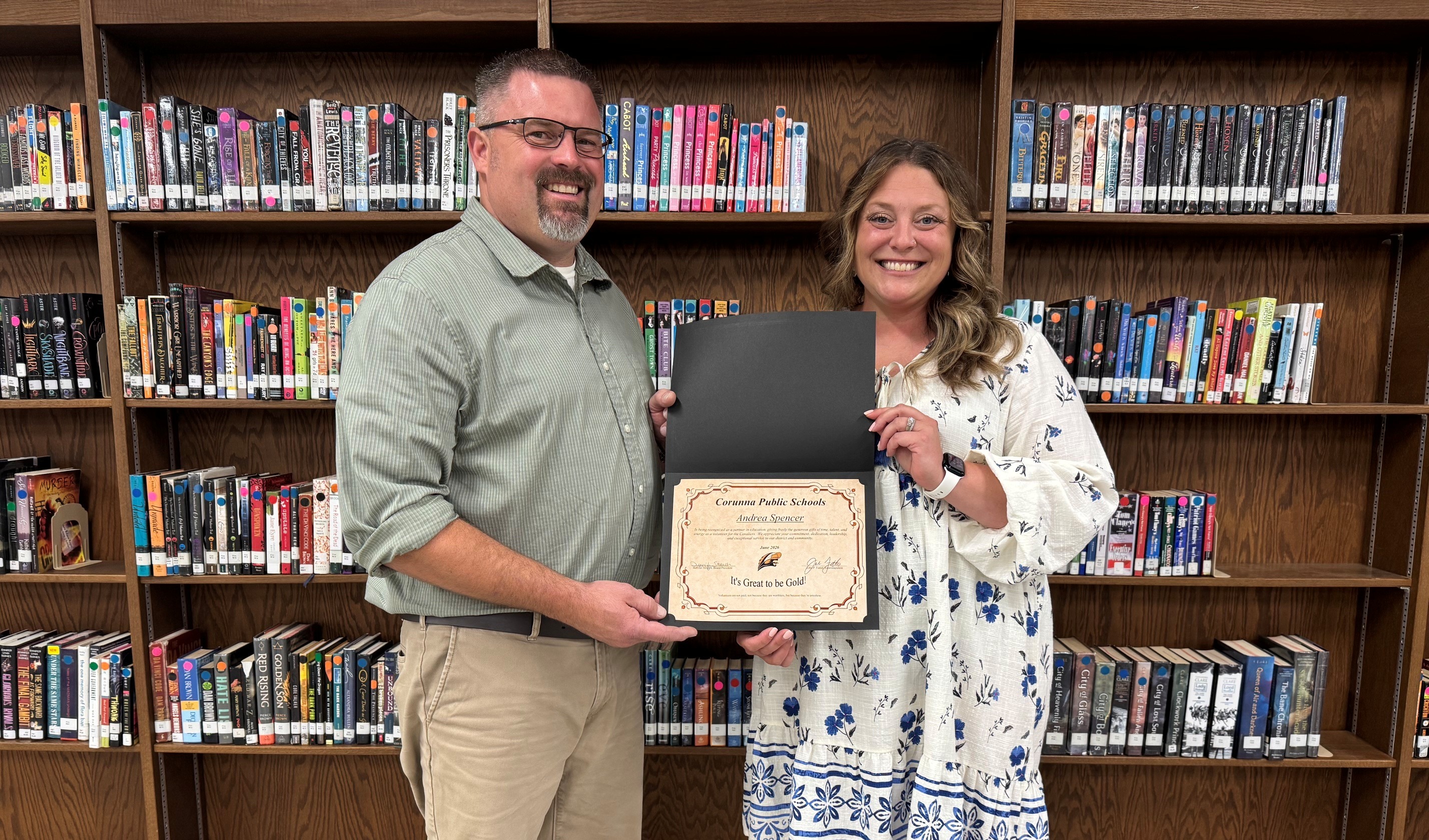 June Volunteer of the Month-Andrea Spencer