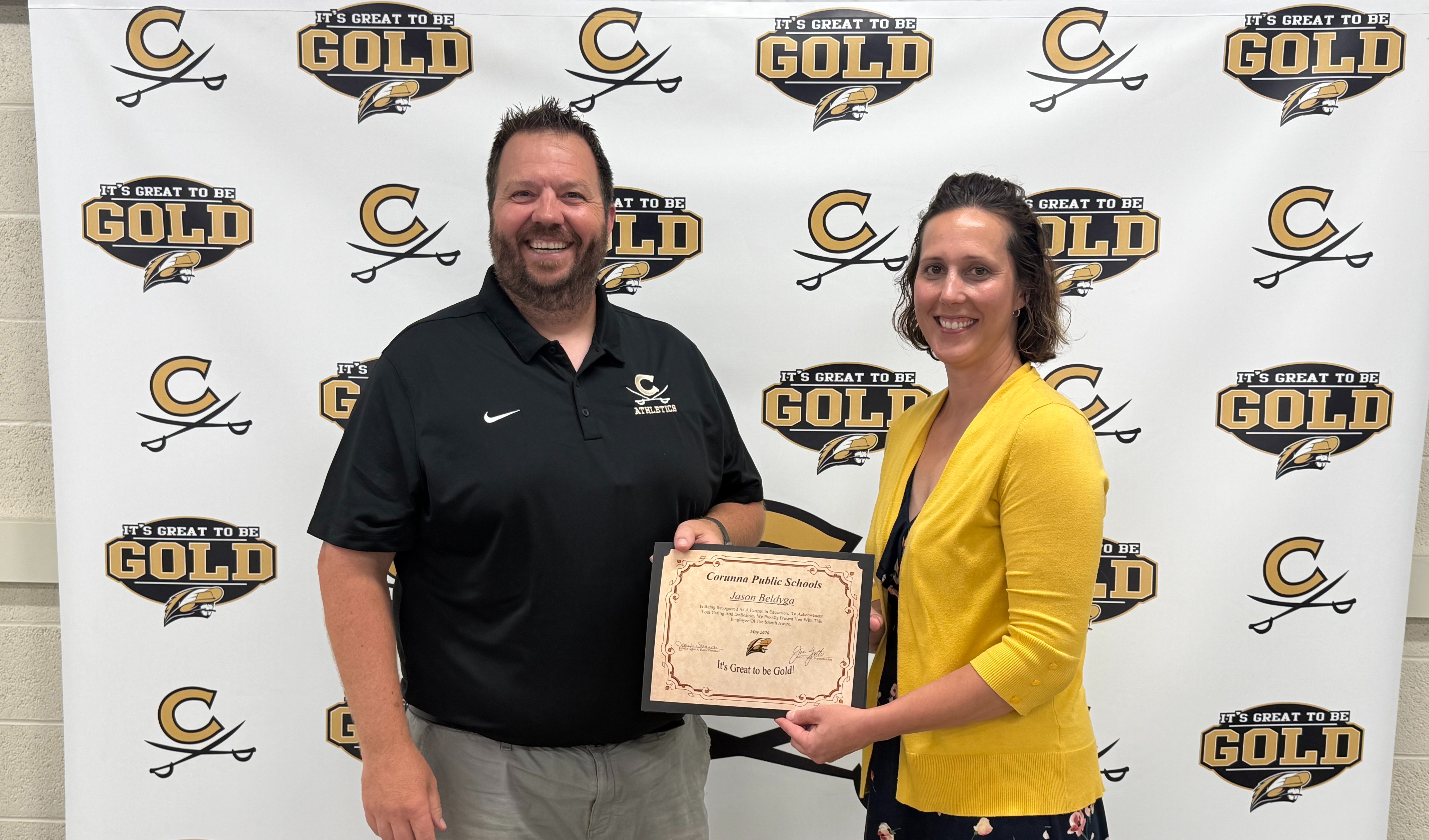 Jason Beldyga May Employee of the Month