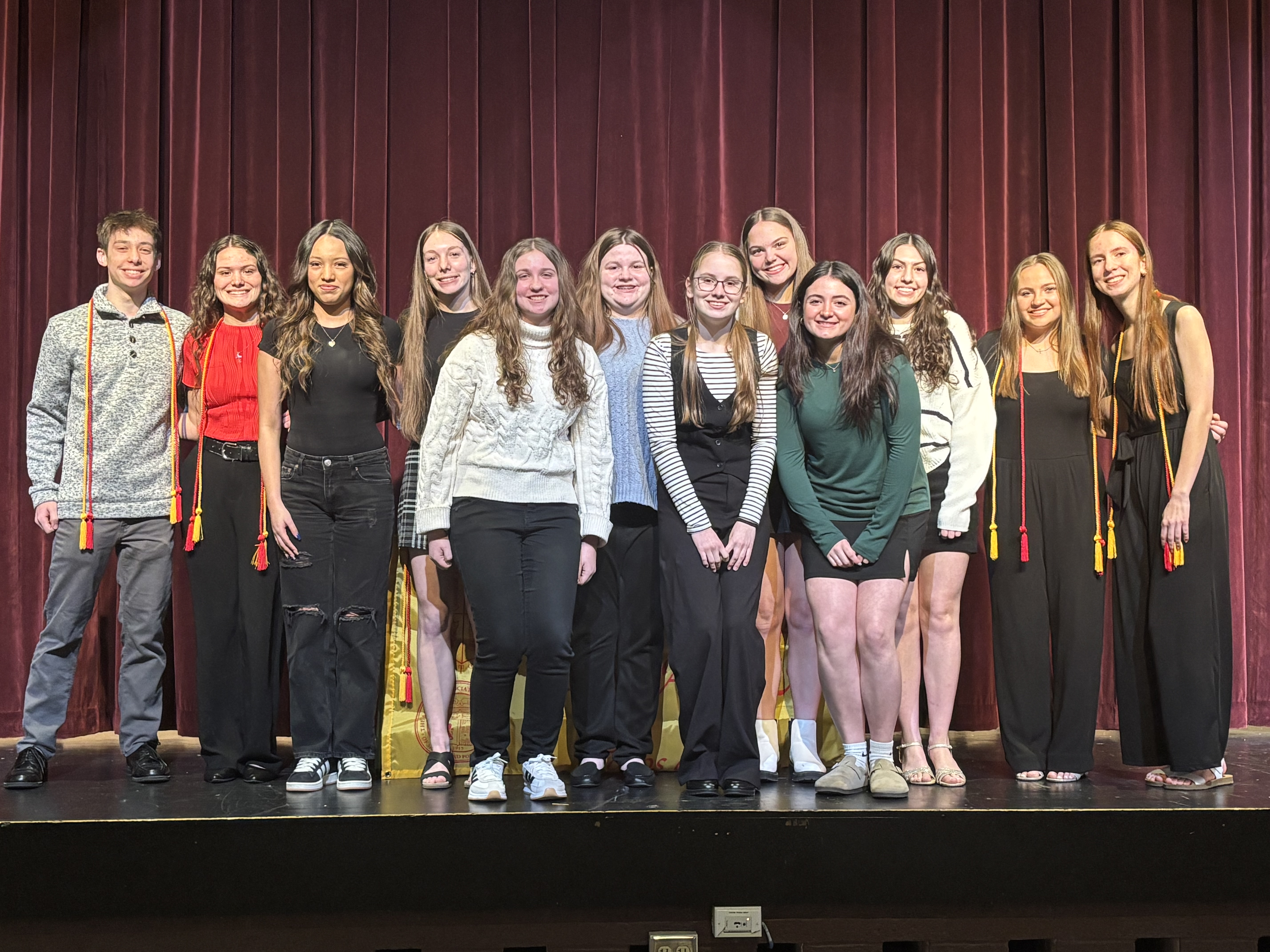 Spanish Honor Society Inductions