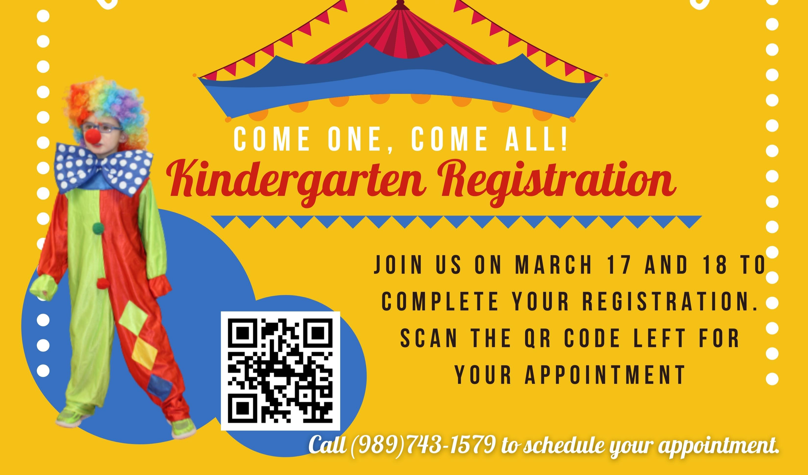 Kindergarten Registration is now open! 