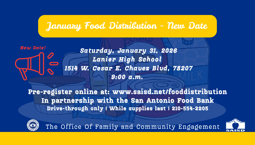 Food Distribution new date Jan 31