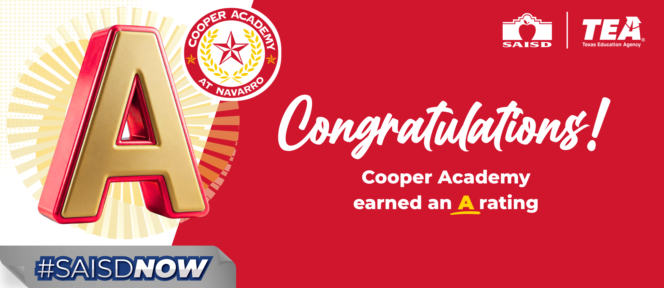 Cooper A rated school