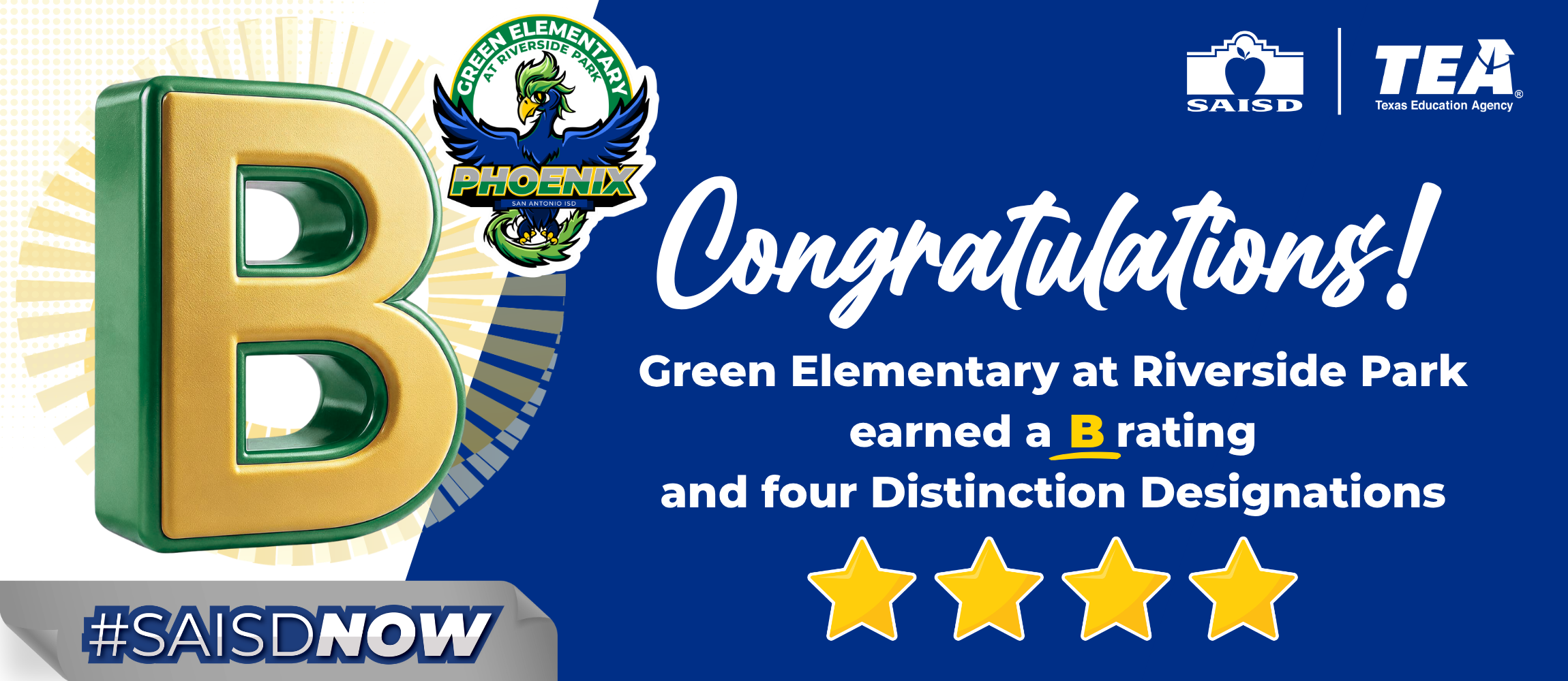 Green B Rated school