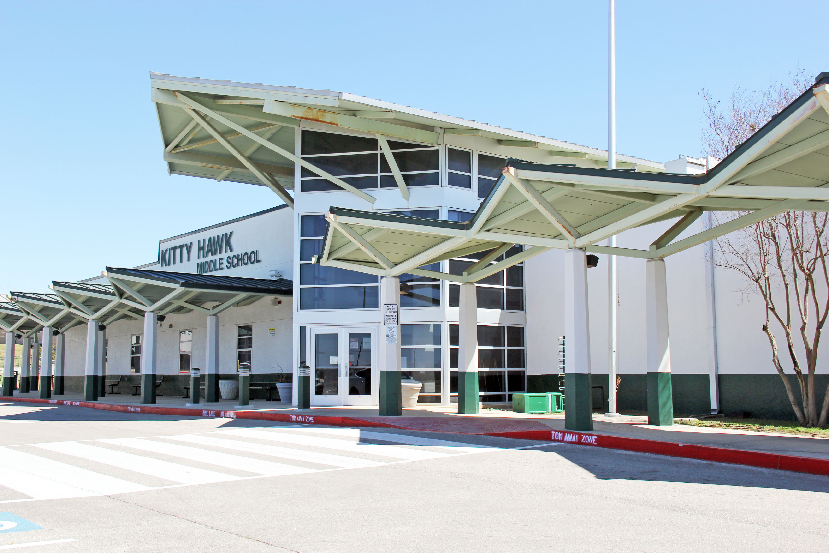 Front of Middle School 