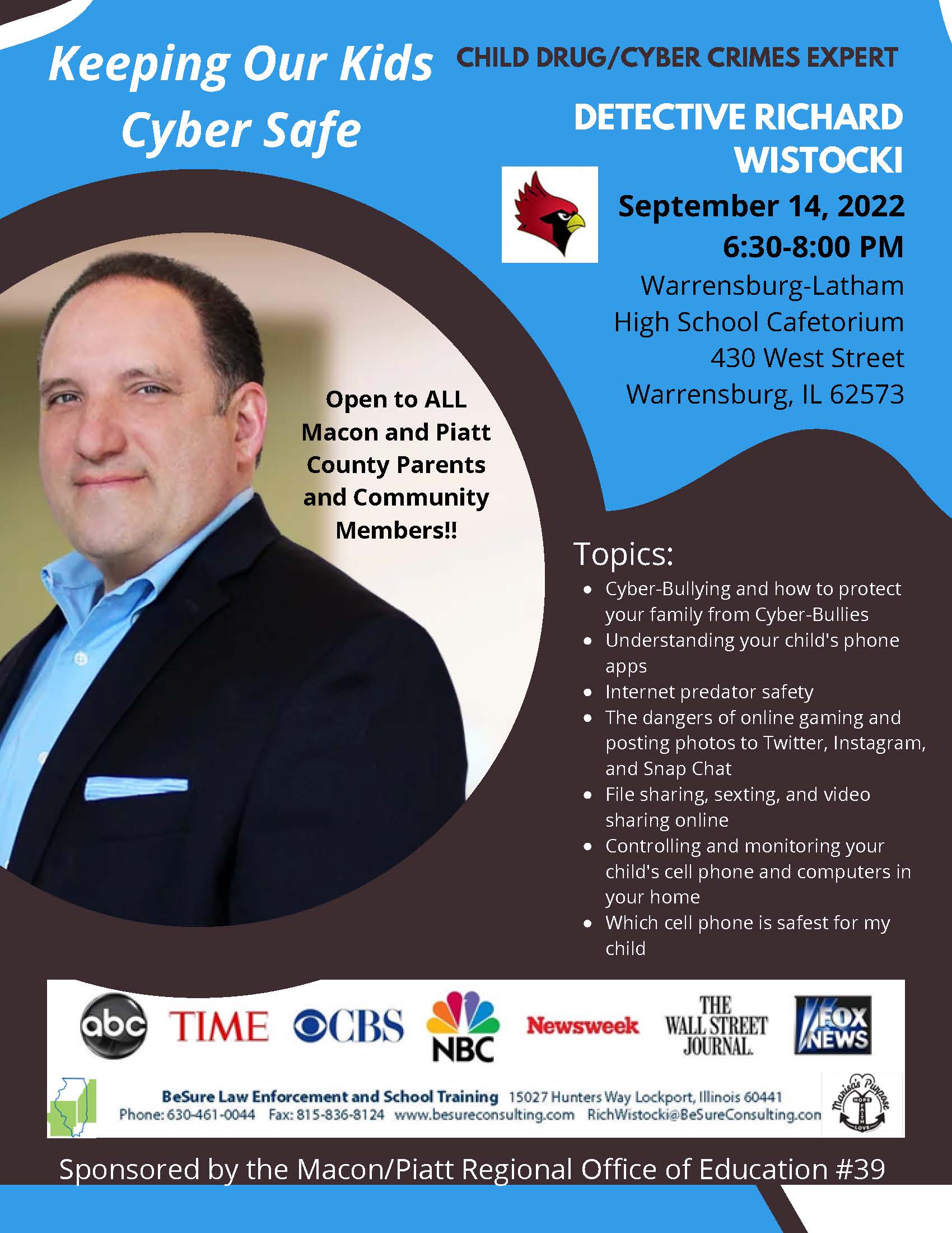 Join us Sept. 14th at Warrensburg-Latham High School!