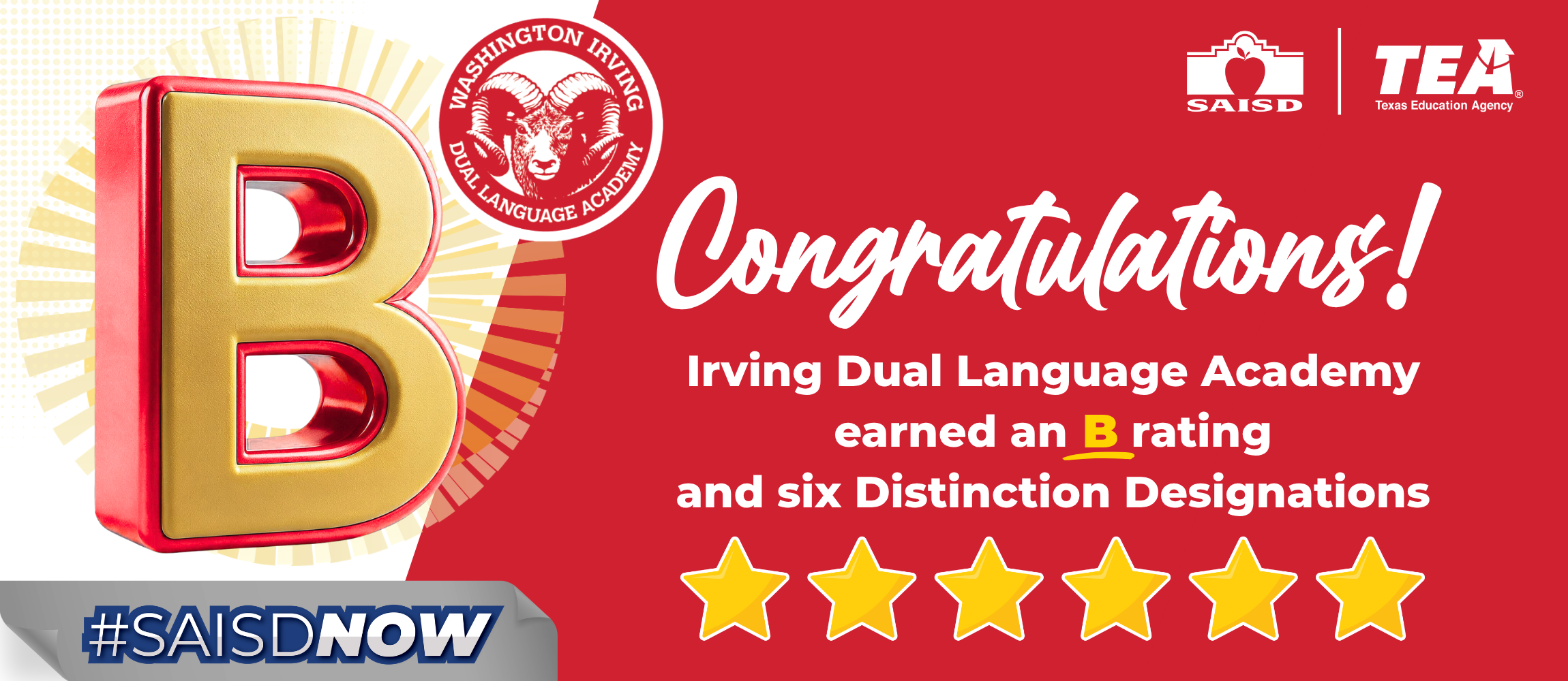 Irving B Rated school