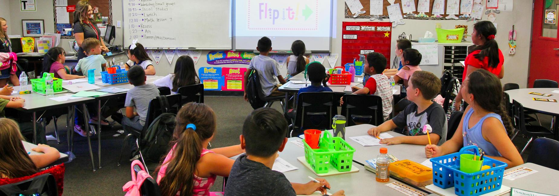 students in classroom