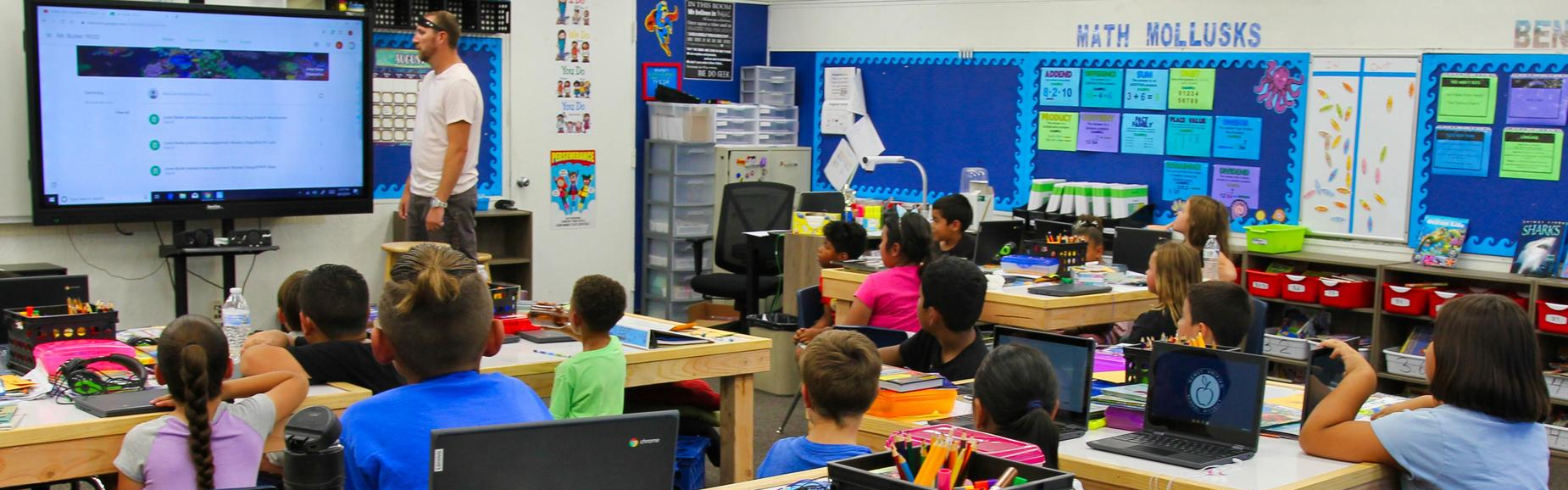 Students in classroom