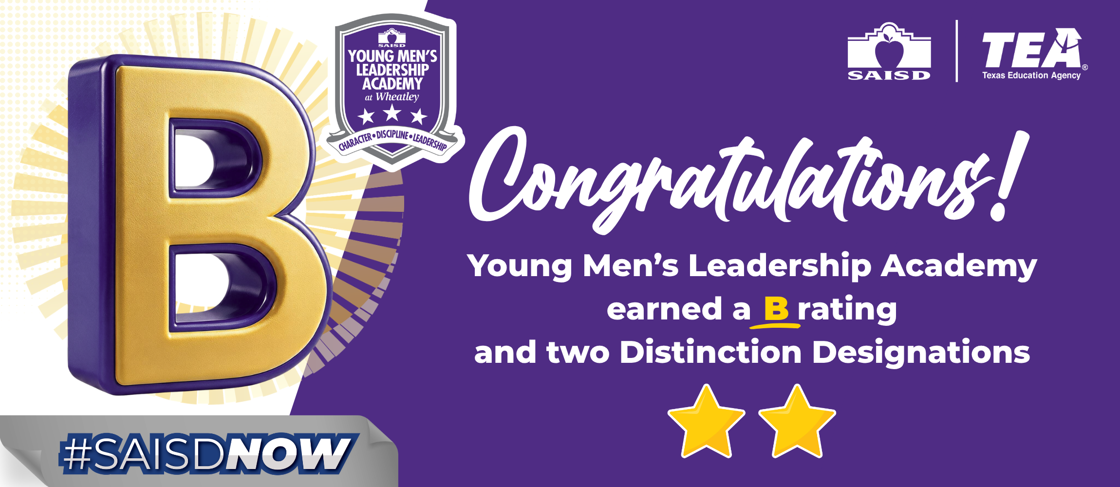 YMLA B Rated school