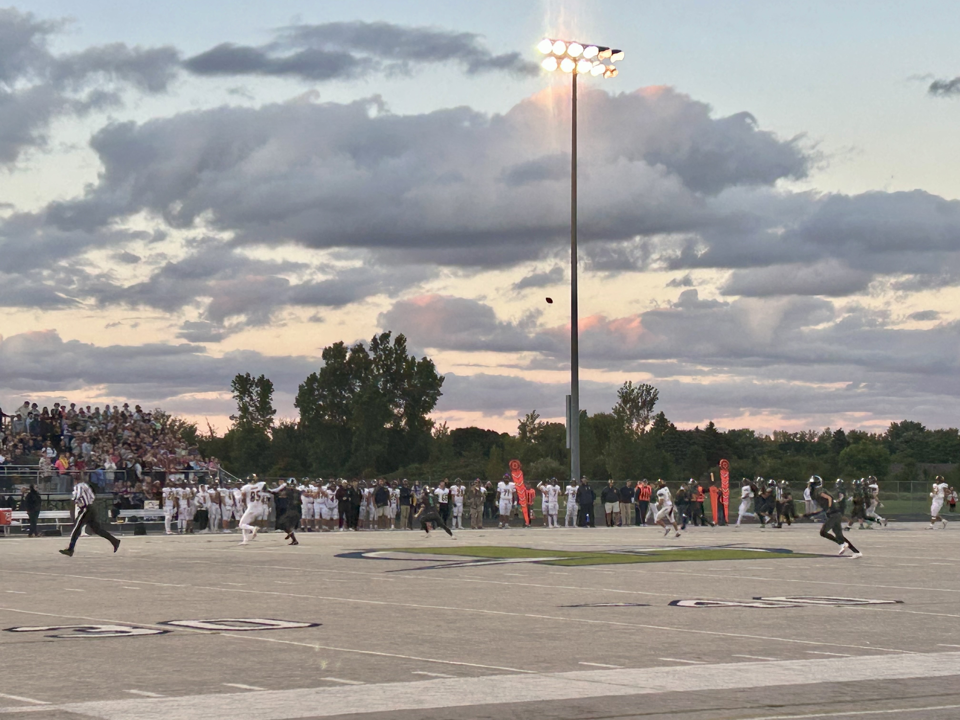 Lapeer football game vs. Goodrich from September 5, 2025