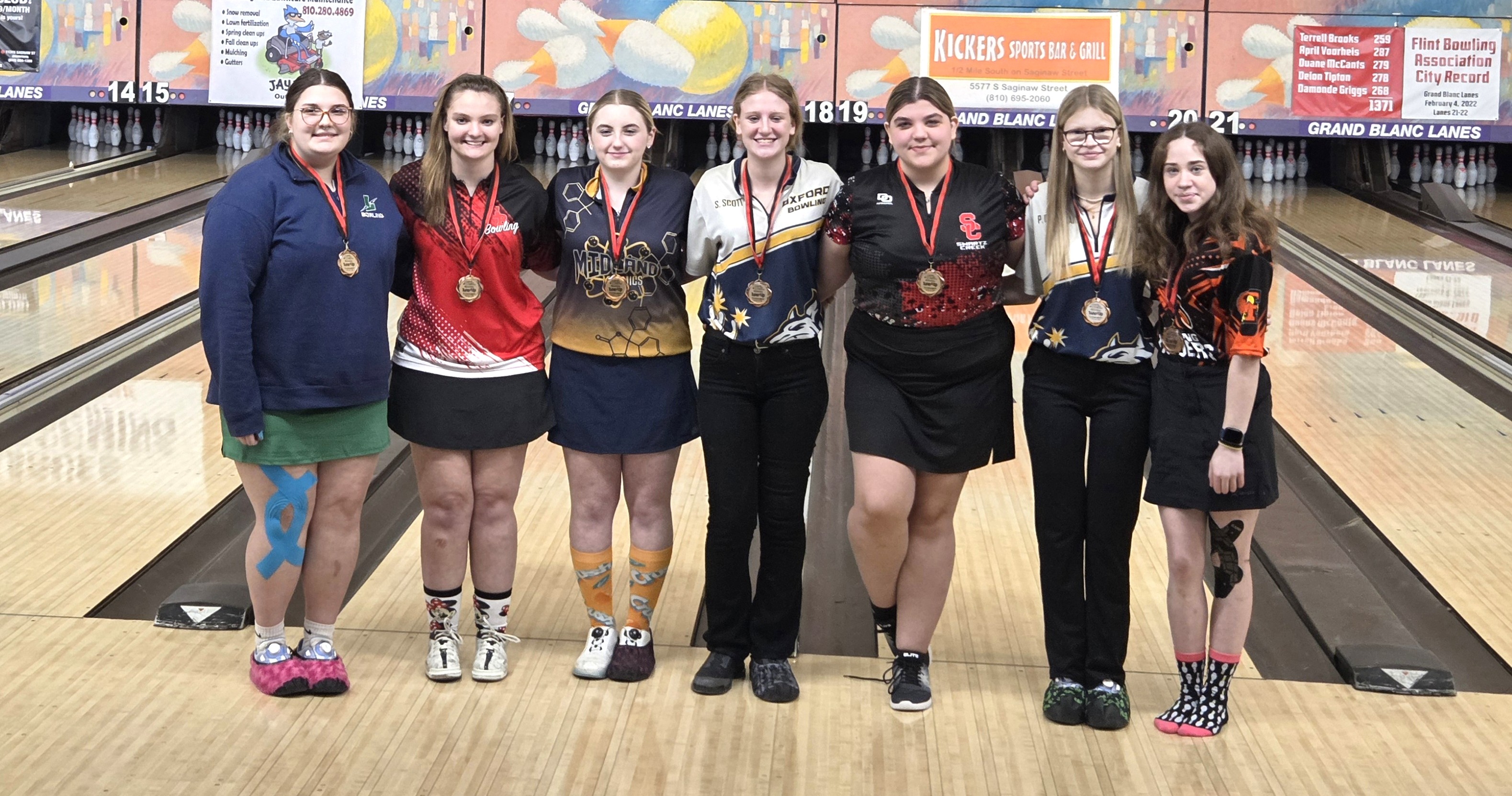 Girls Bowling Tune-Up Tournament All-Tournament Team