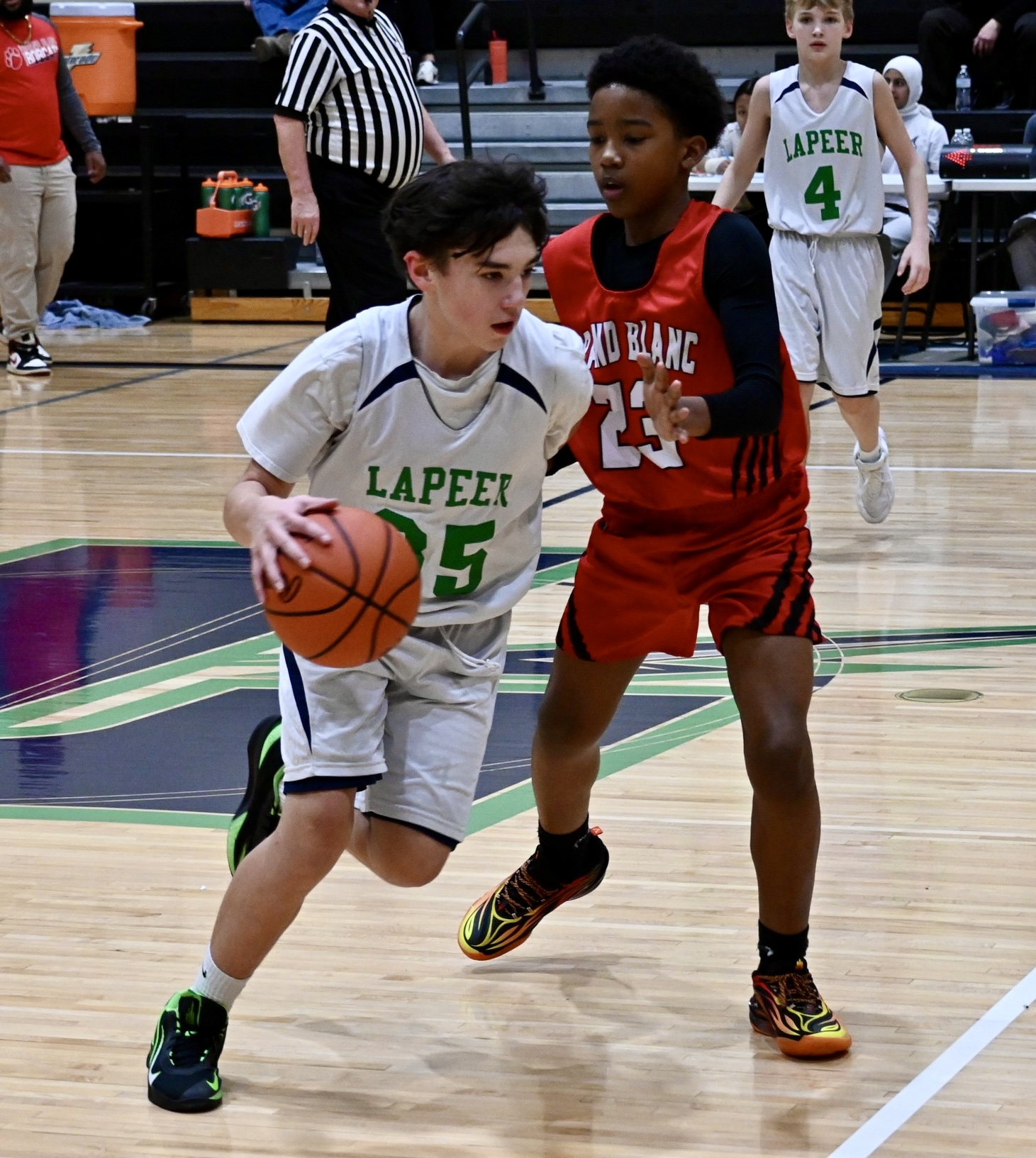 Lapeer 7th grade boys basketball photo