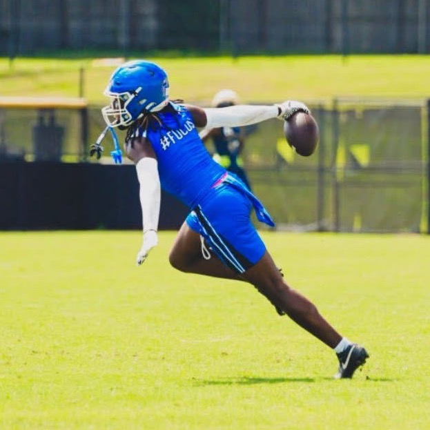 Football player running