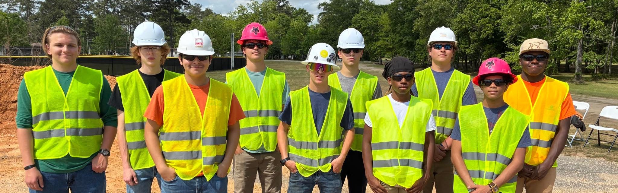 Skid steer certified students