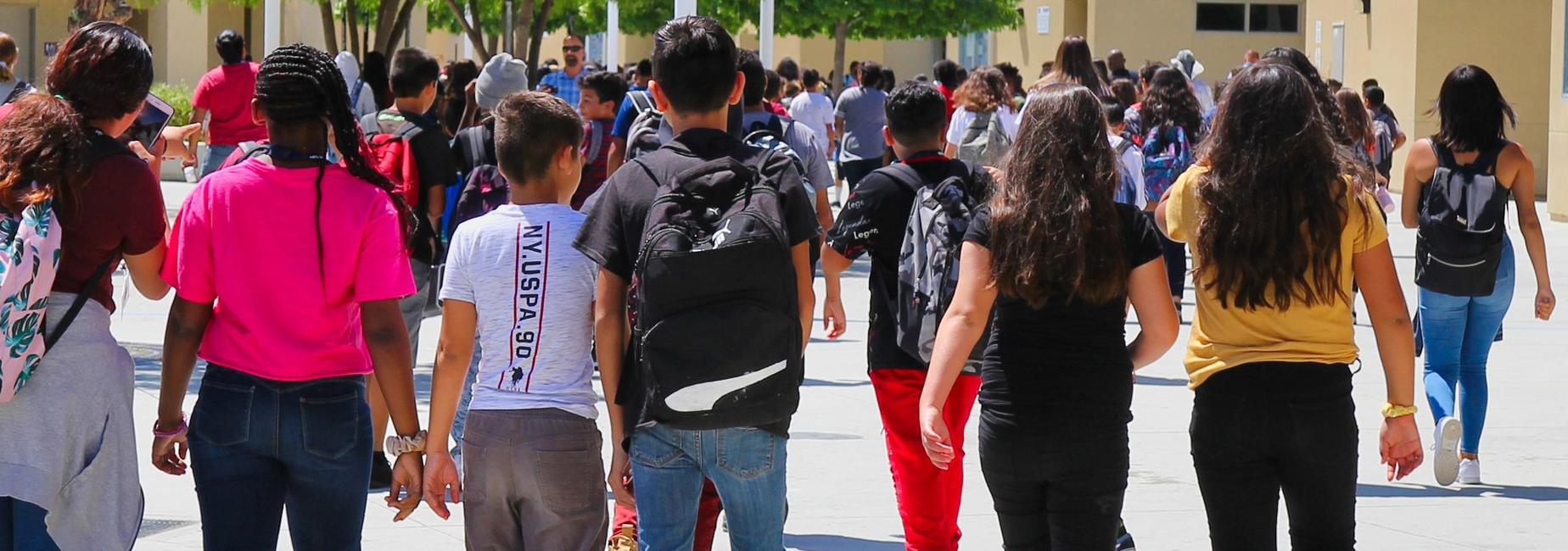 rancho viejo students walkting