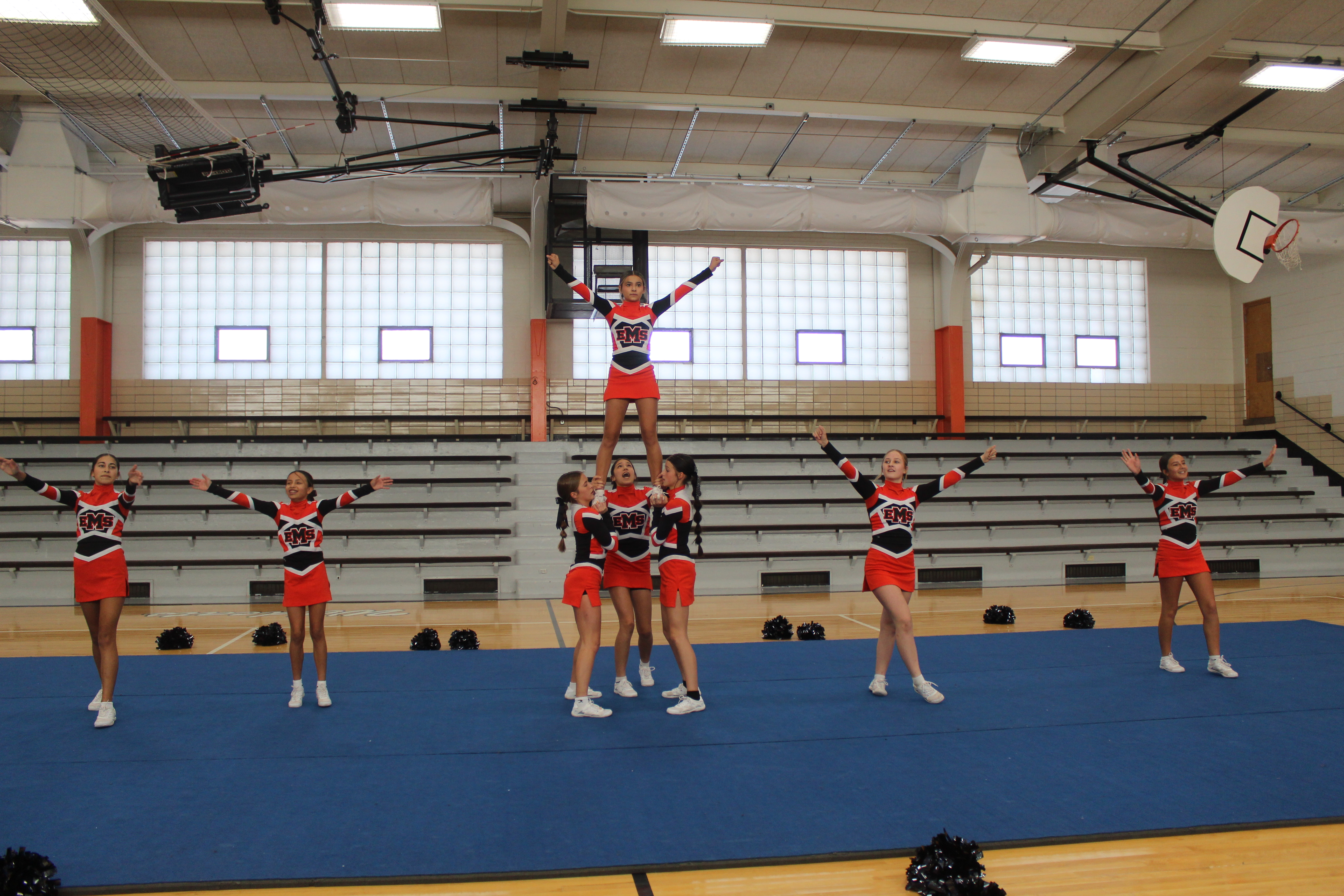 ems cheer pep rally