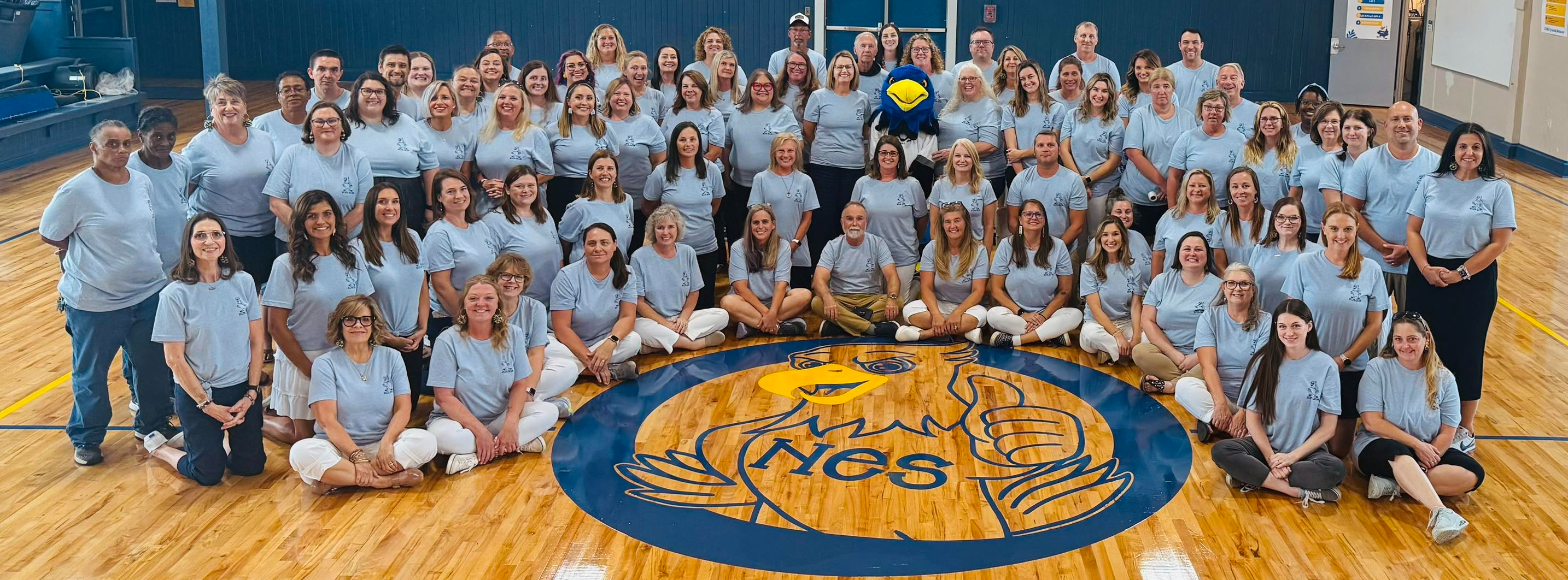 staff photo in the gym