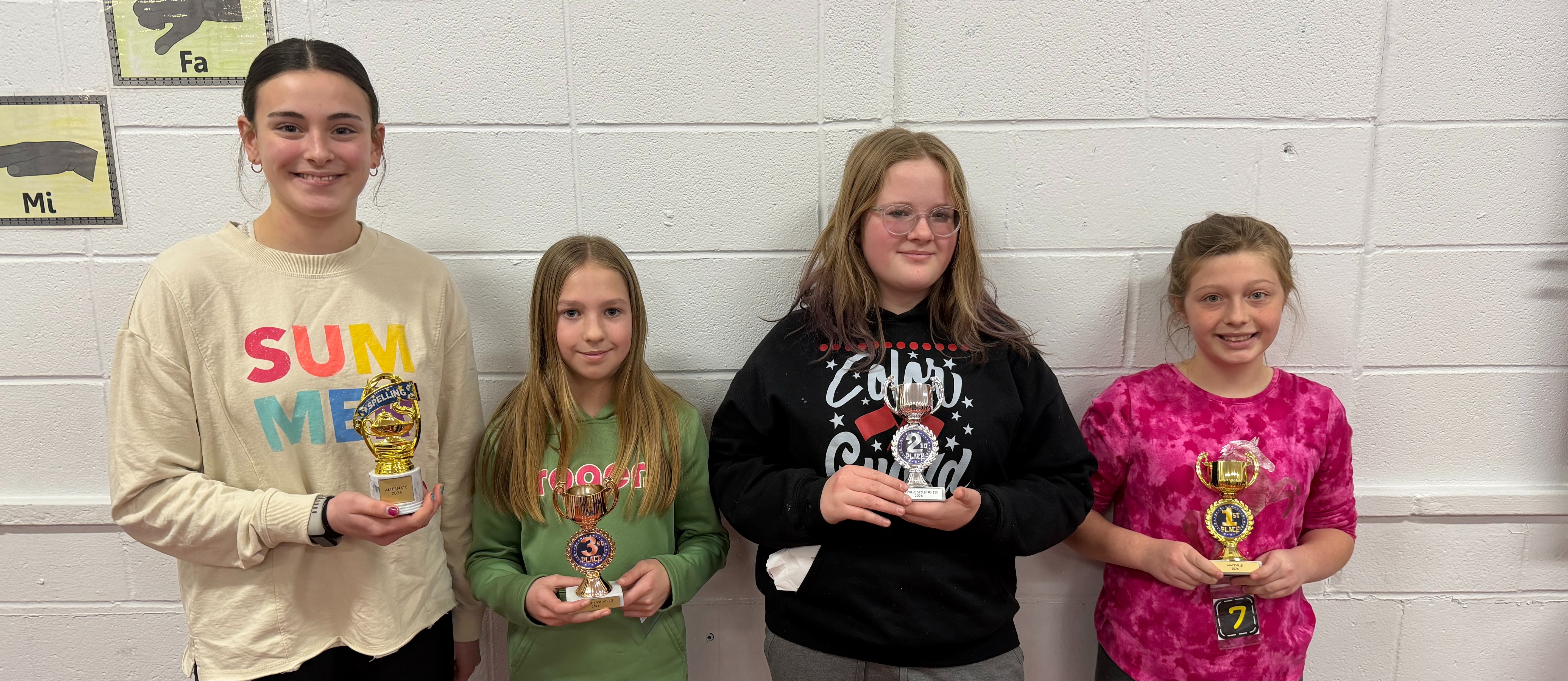 Spelling Bee Winners