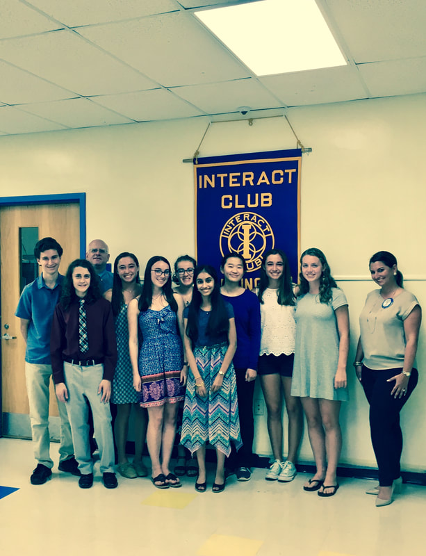 A photo of the Interact Club