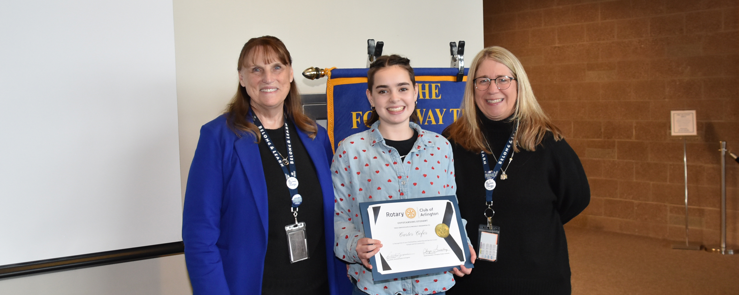 Carter Cofer is the January 2026 Rotary Outstanding student for Haller Middle School!