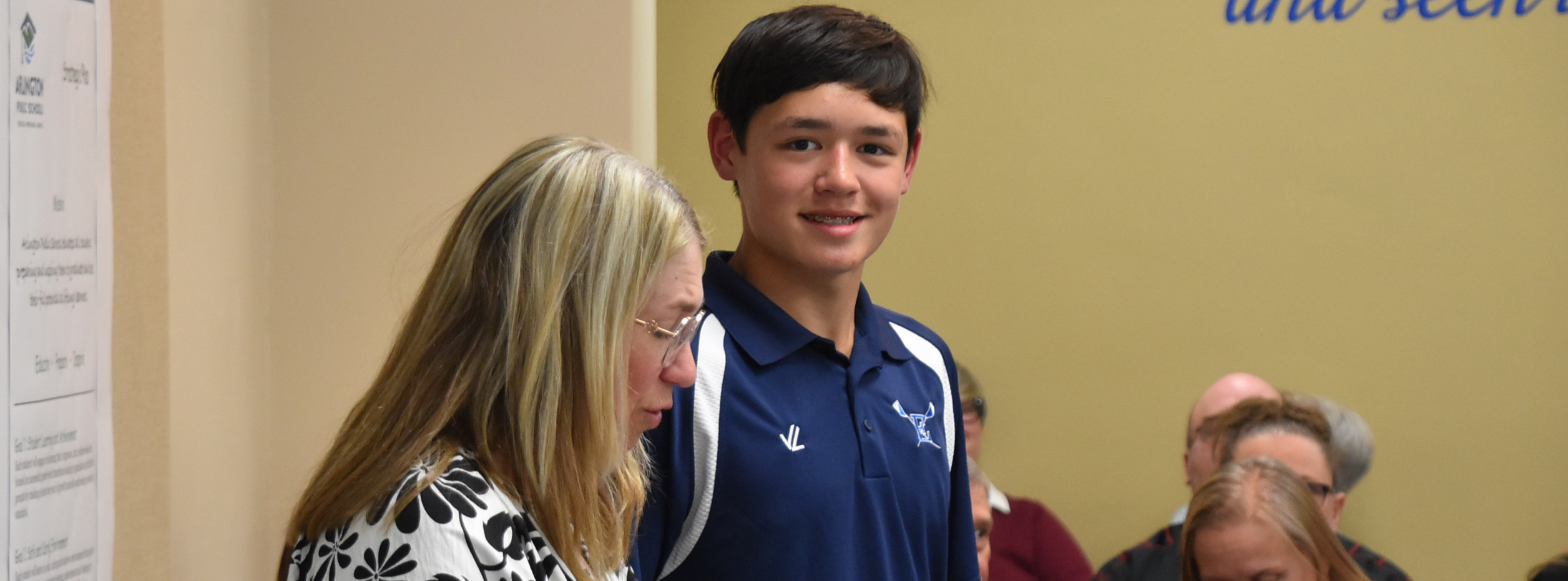 Haller eighth grader Daniel Jackson was recognized on April 27 for being Simply Amazing!