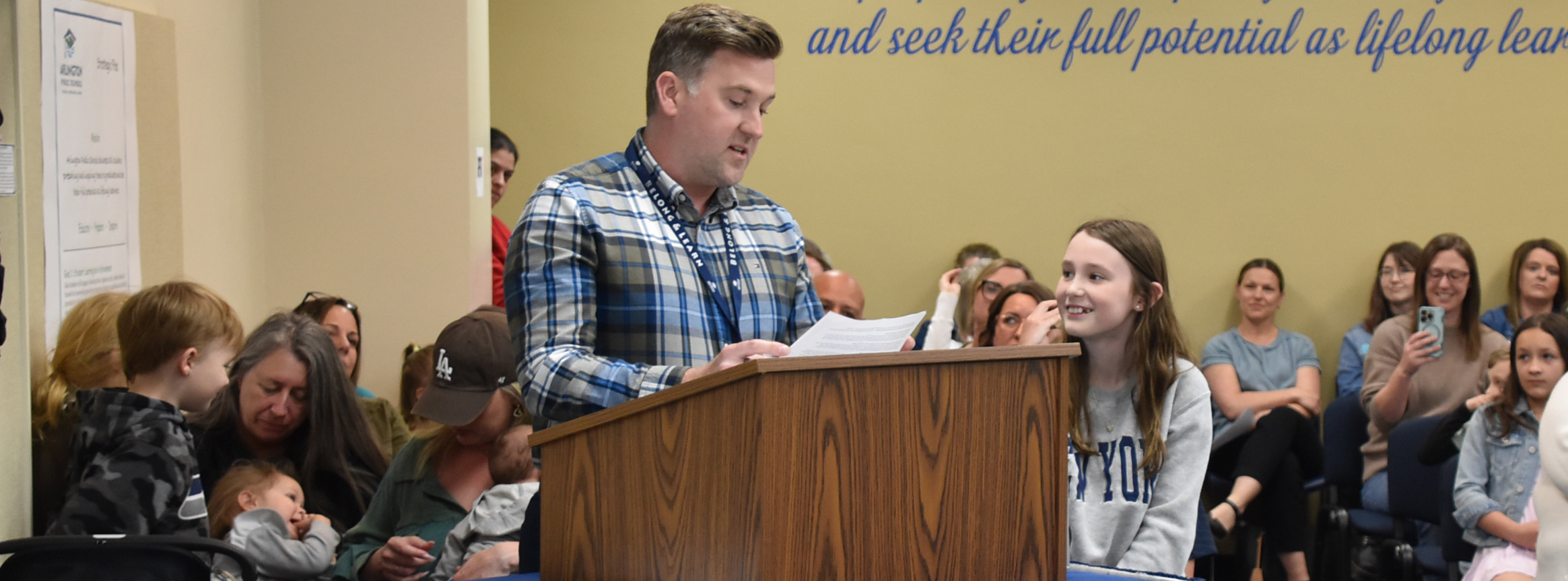 Kent Prairie fifth grader Emily Hulse was recognized on April 27 for being Simply Amazing!