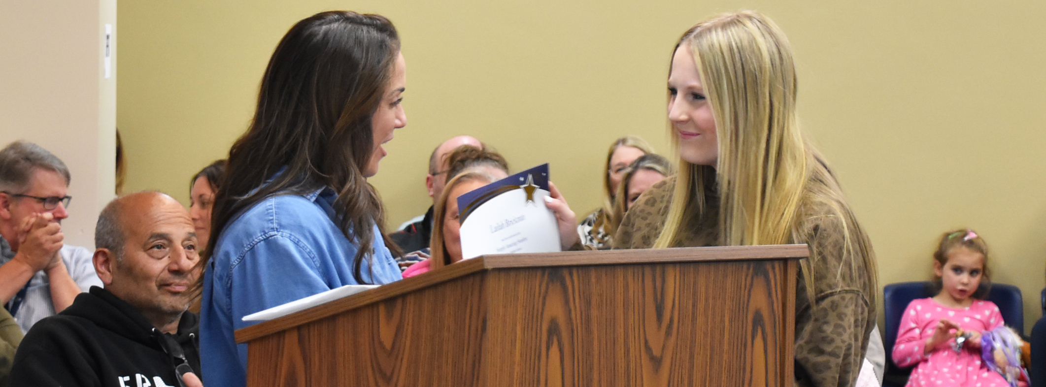 Post eighth grader Lailah Brickman was recognized on April 27 for being Simply Amazing!