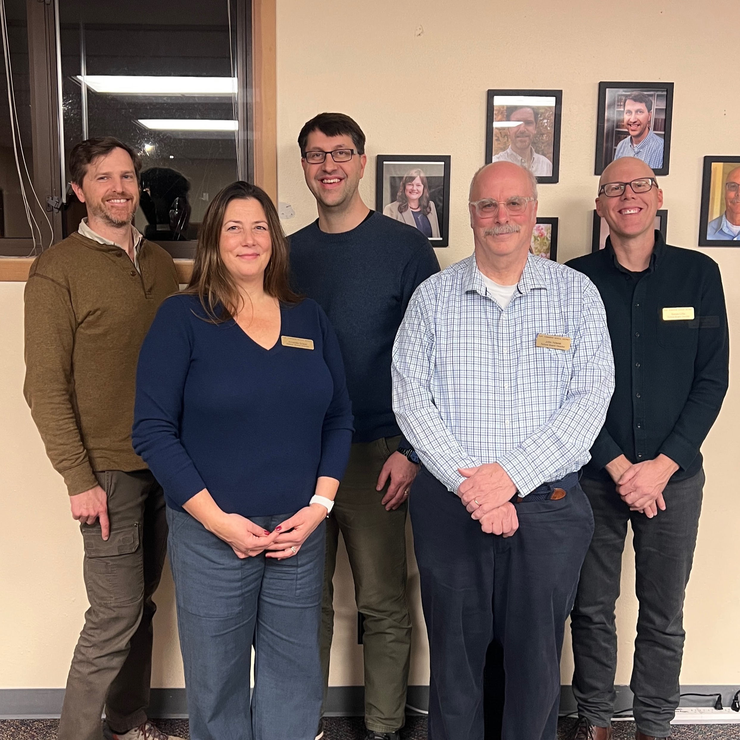 January is Board Appreciation Month - All 5 Directors pictured