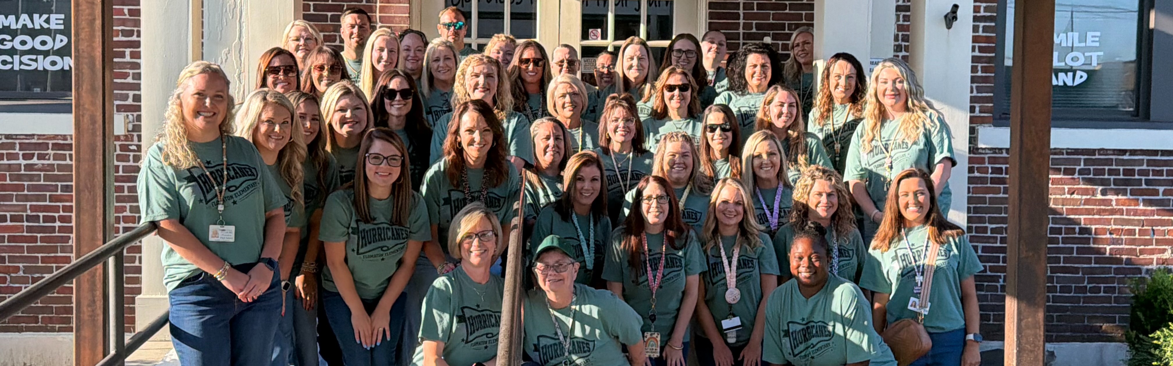 Group photo of Graduates with Kindergarteners