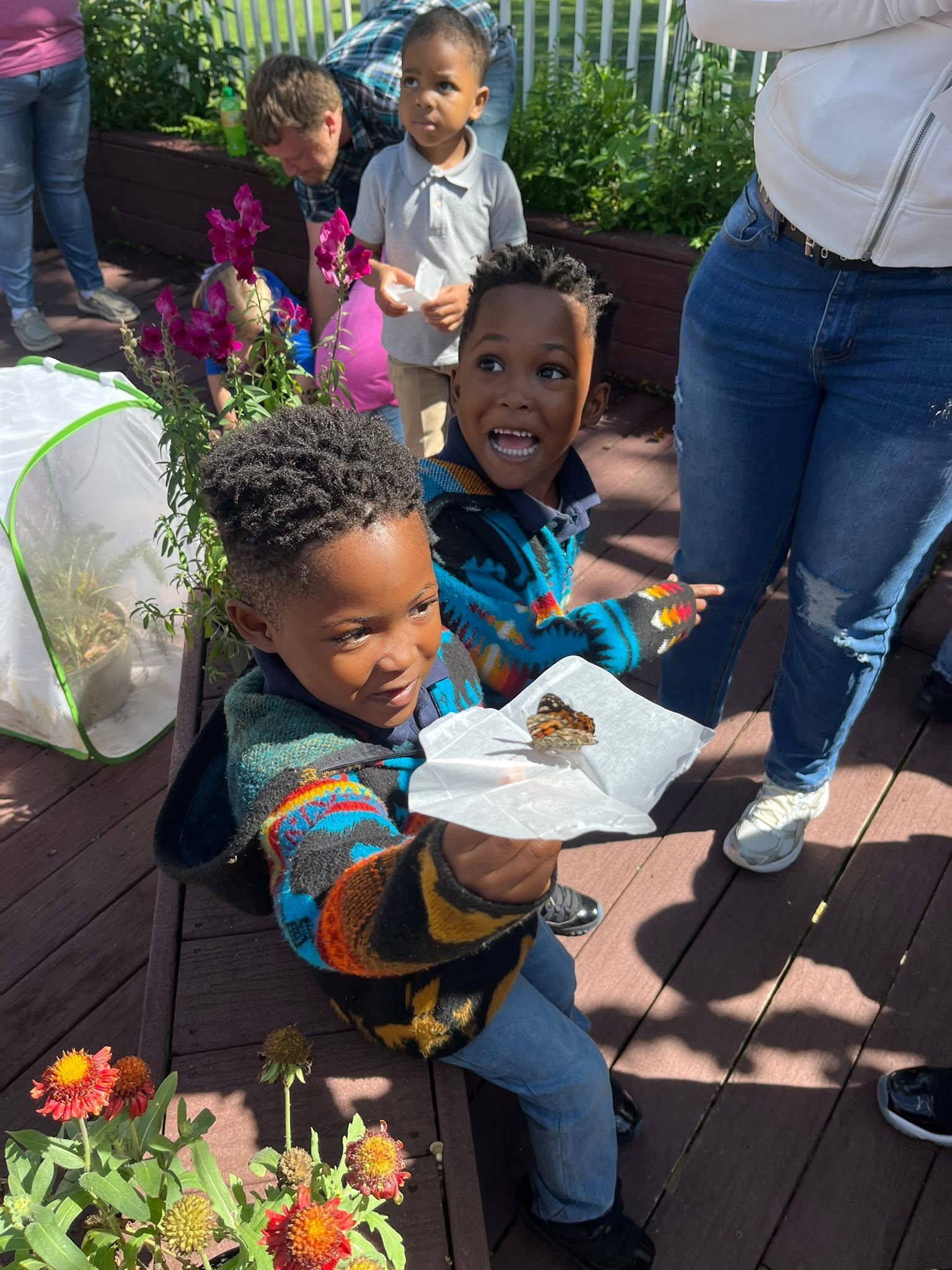 Student on field trip