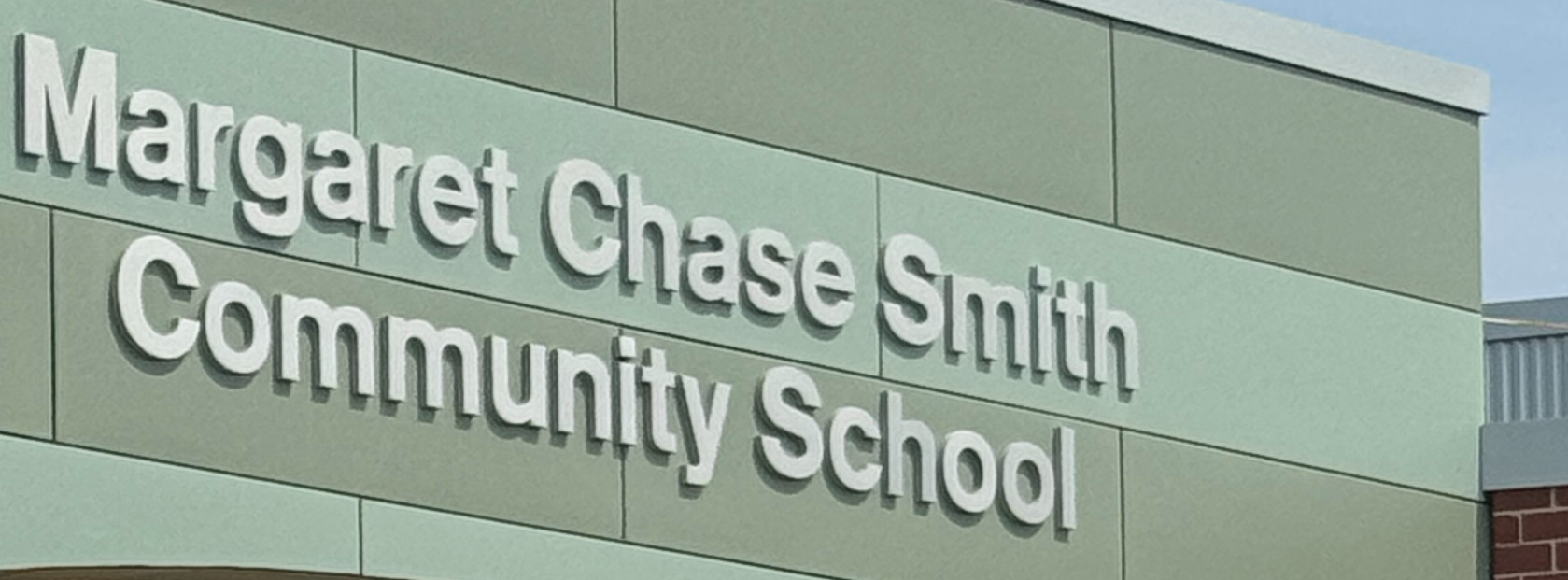Margaret Chase Smith Community School Sign