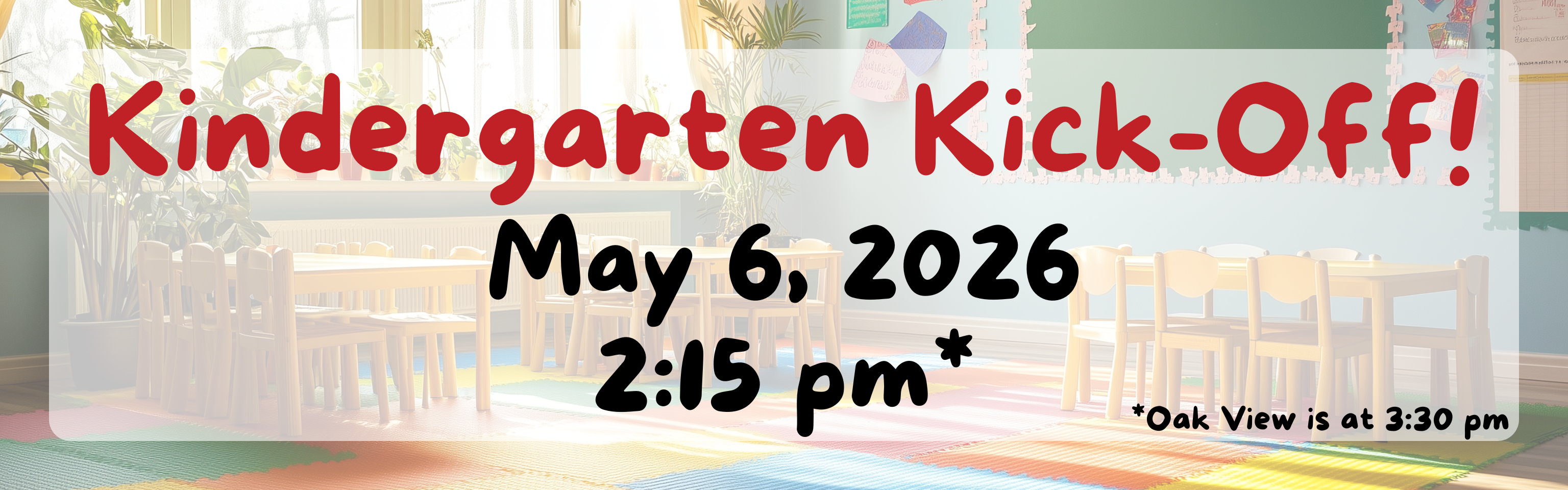 indergarten kick-off