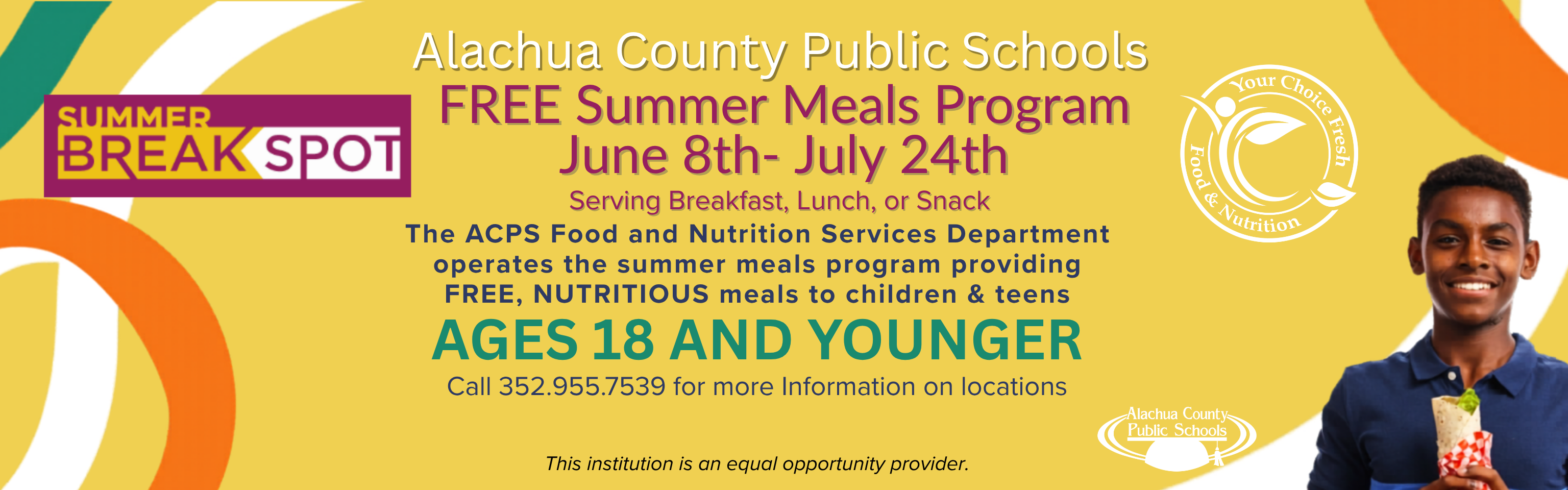2026 Summer Meals Information