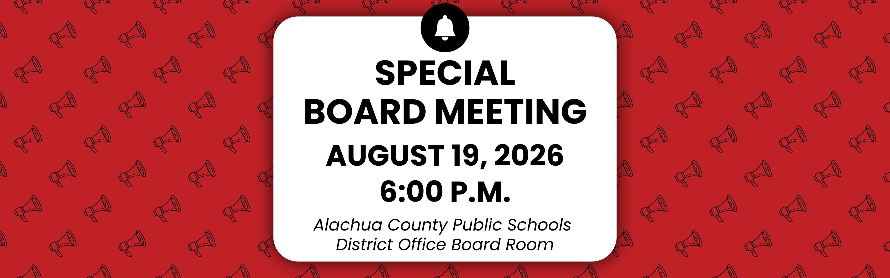 upcoming board meeting