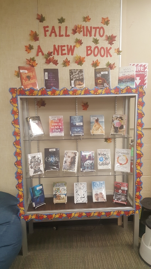 A vibrant display of new books inviting readers to explore fresh literary adventures this fall season.