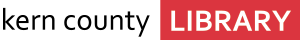 Library logo displayed prominently on a striking red and black background.