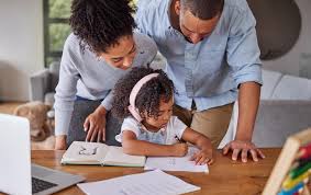 Family working together