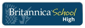 Britannica School Elementary logo featuring a colorful design with educational elements for young learners.