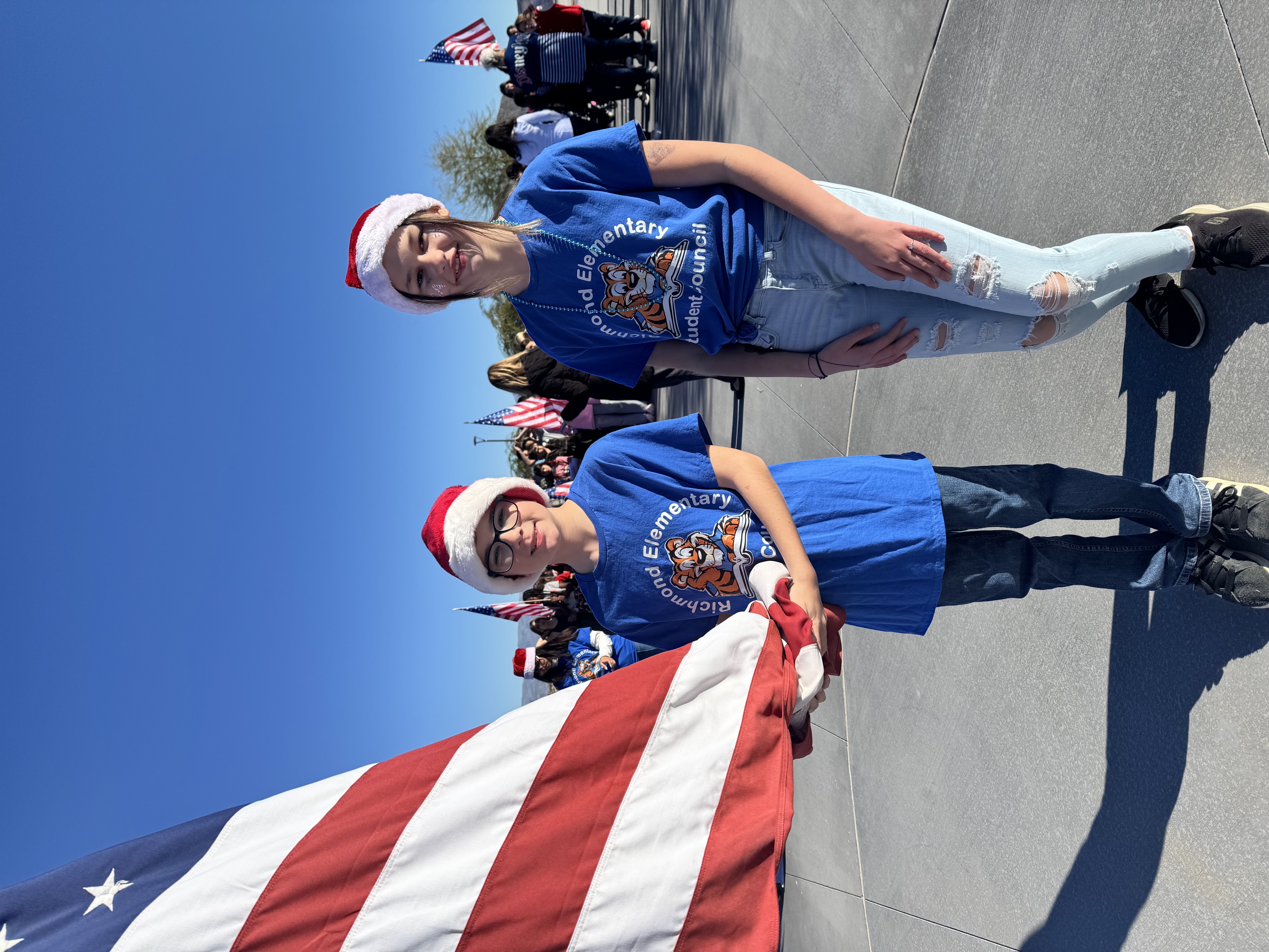 Student Council Flag Raising 