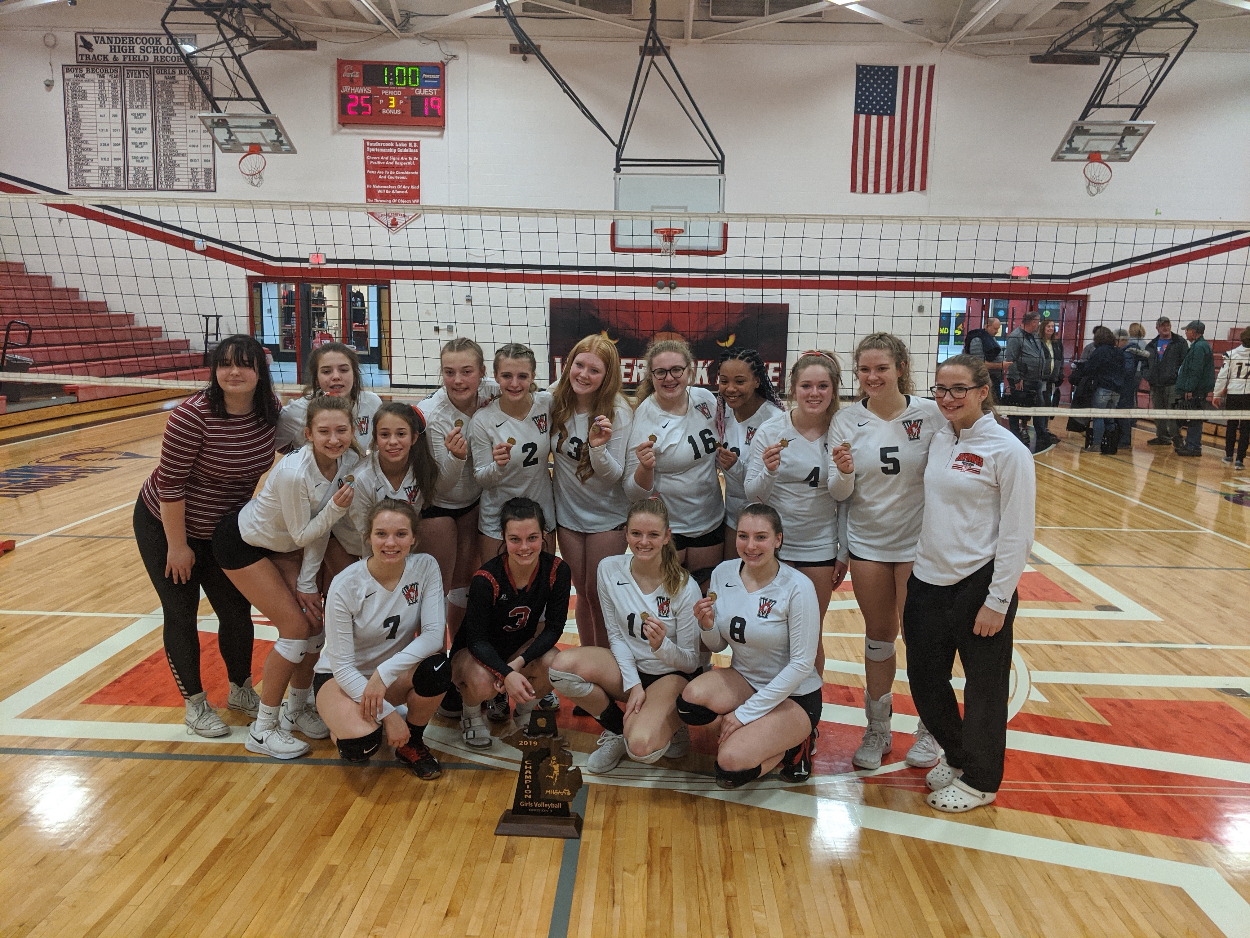 2019 Volleyball District Champions