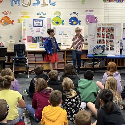 3rd Graders Giving Presentations