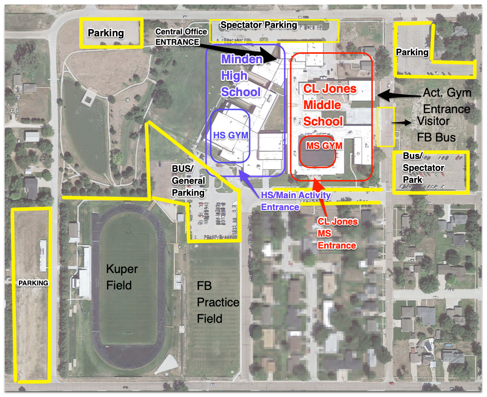 Campus Map Minden Public Schools