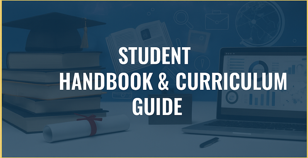 Student Handbook & Curriculum Guide