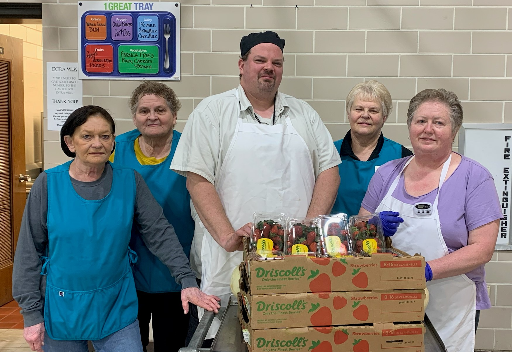 The Groton Area School District Food Service staff