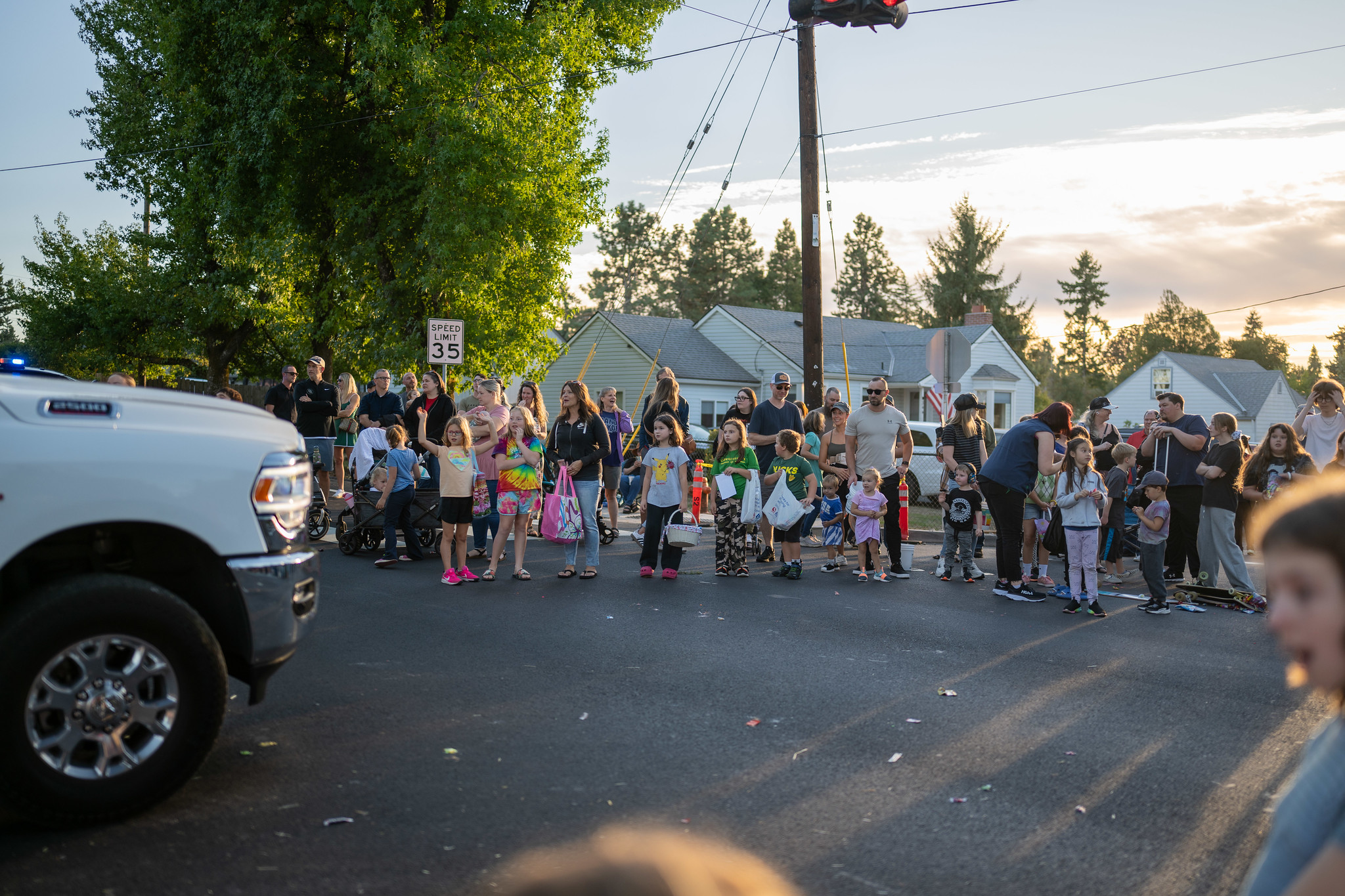 kids at parade