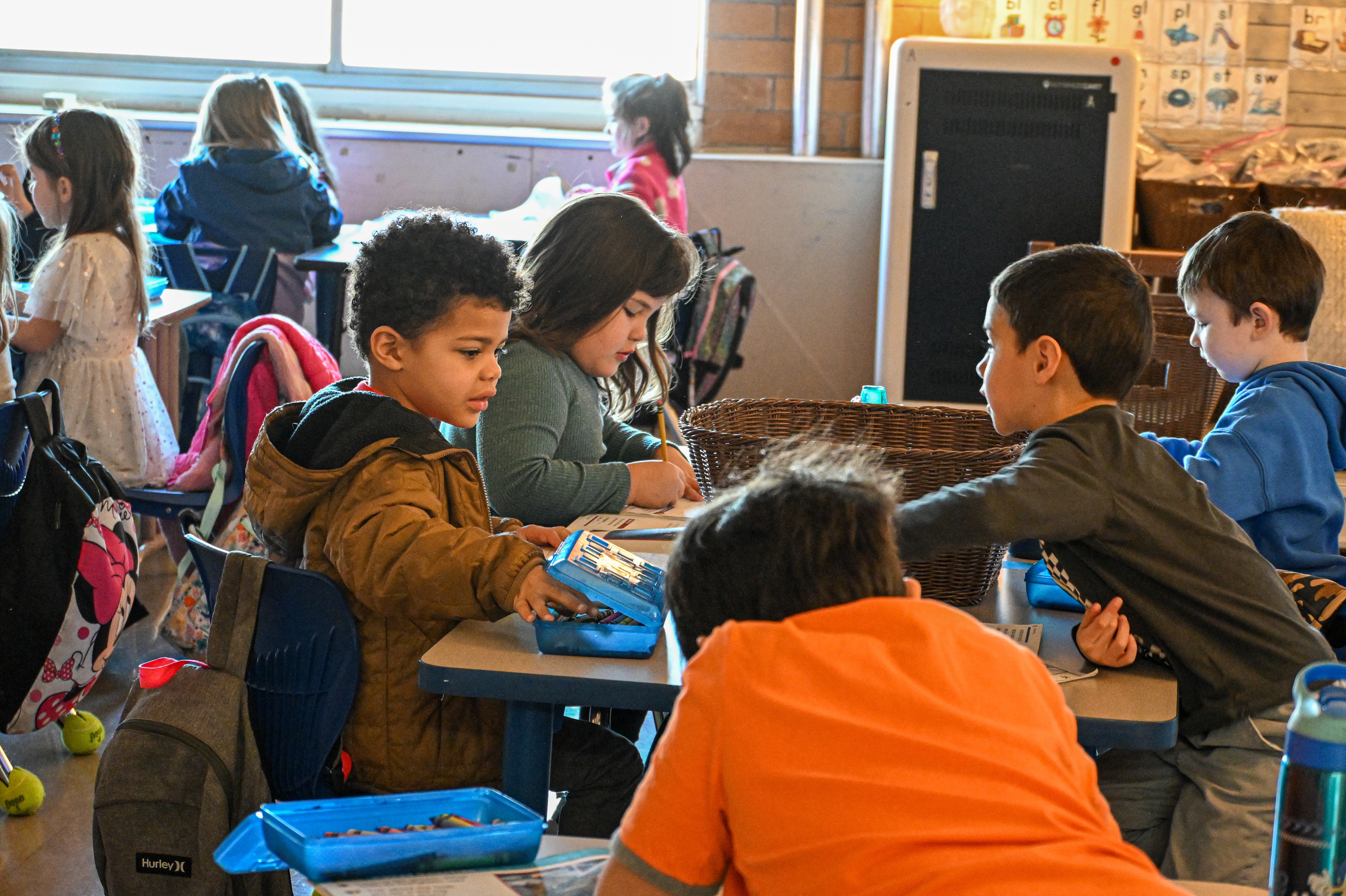 Students learning