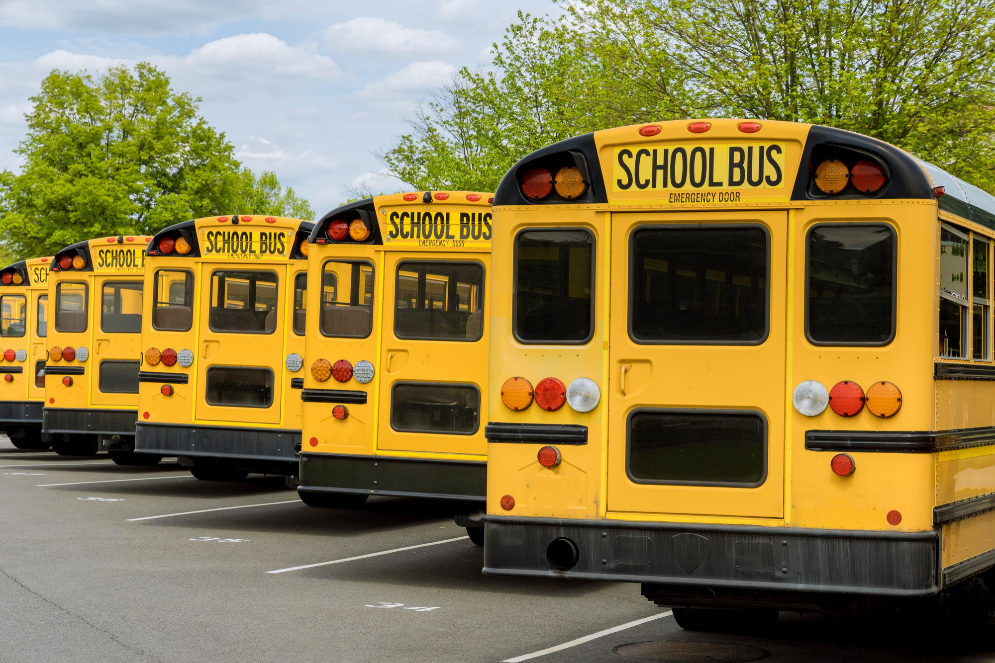 buses ready to leave